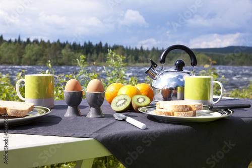 Frühstück im Grünen