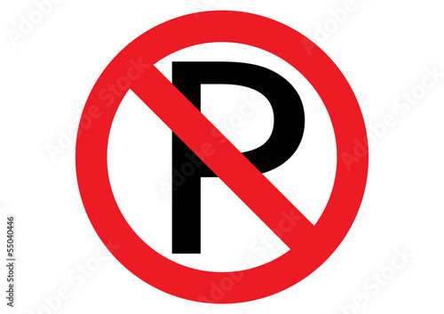 Free Download No Parking Sign - GFXLoad