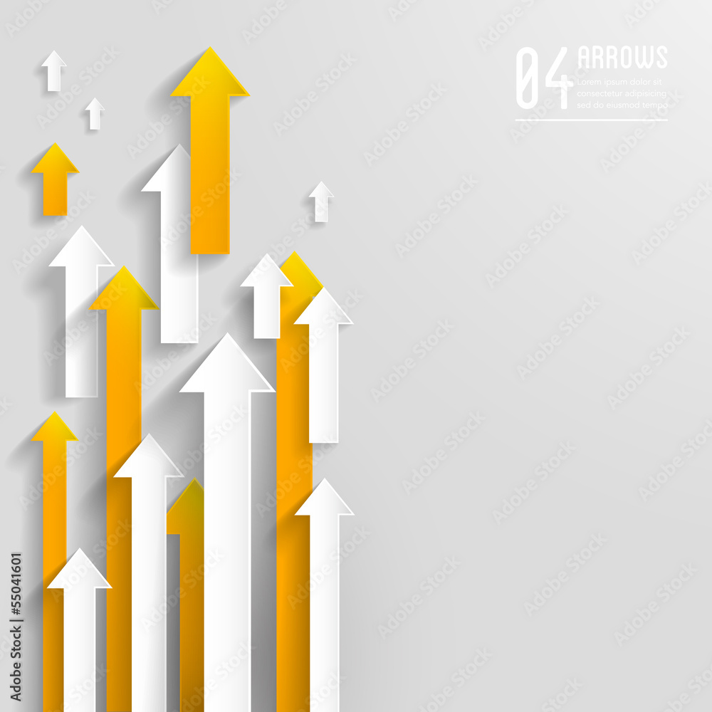 paper arrows background - graphic design template paper arrows background - graphic design template