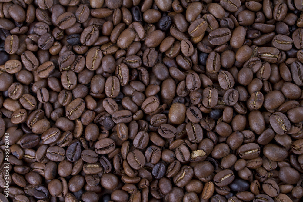 Obraz premium Ganze Kaffeebohnen