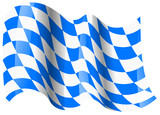 bayern fahne wehend bavaria flag waving