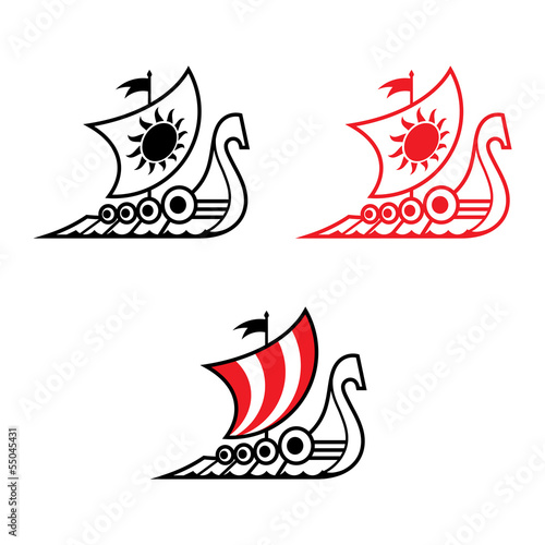 Viking ship Drakkar