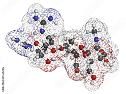 Streptomycin antibiotic drug (aminoglycoside class) photo