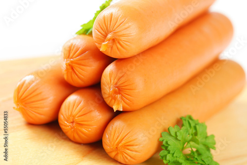 Canvas Print Vienna sausages