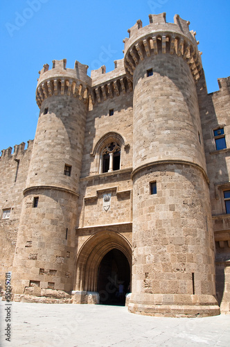 Knights Grand Master Palace. Rhodes Island  Greece.