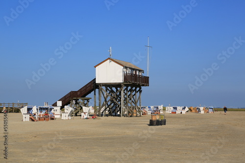 Pfahlhaus am Strand von St. Peter-Ording