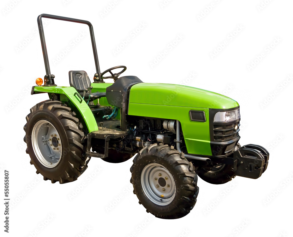 Obraz premium Green tractor