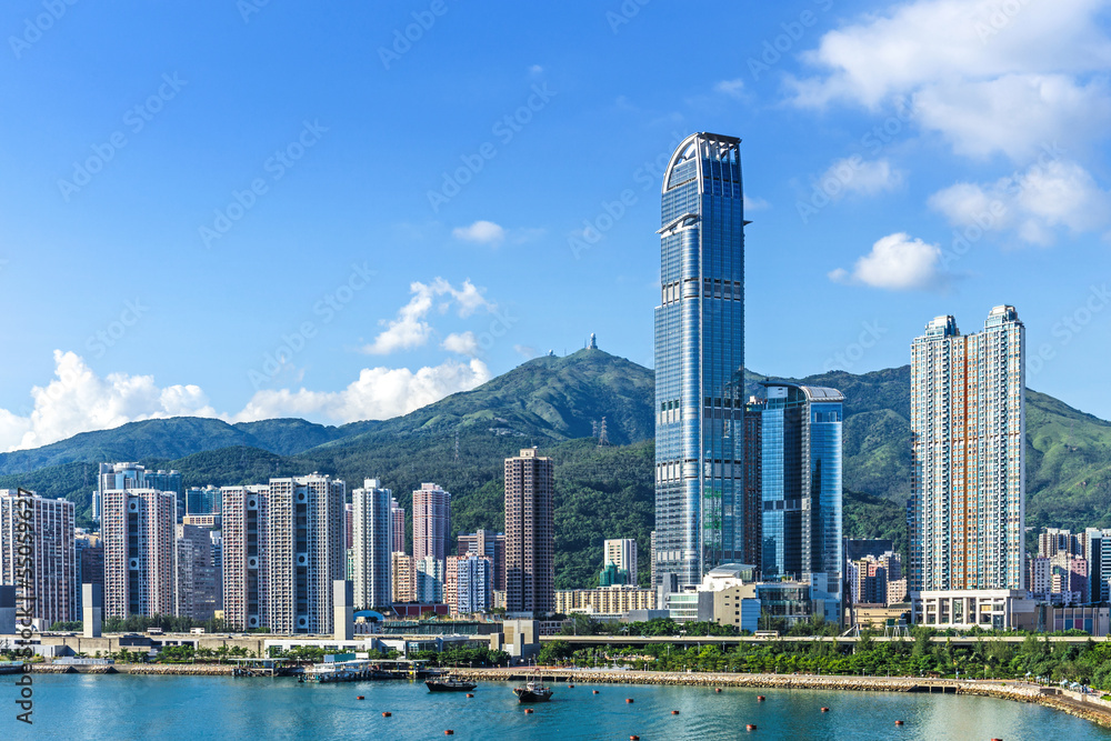 Fototapeta premium Tsuen Wan in Hong Kong