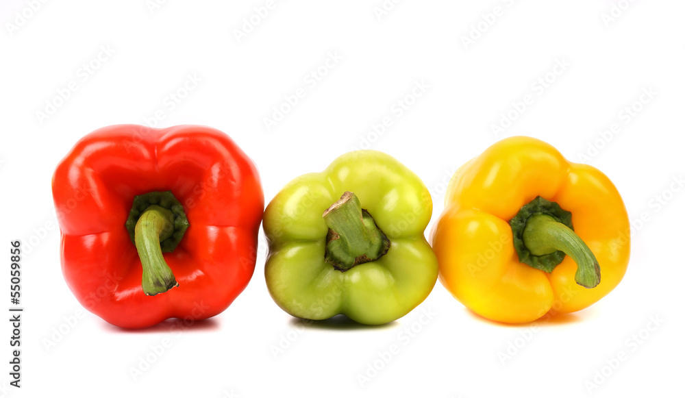 Three colored peppers Three colored peppers
