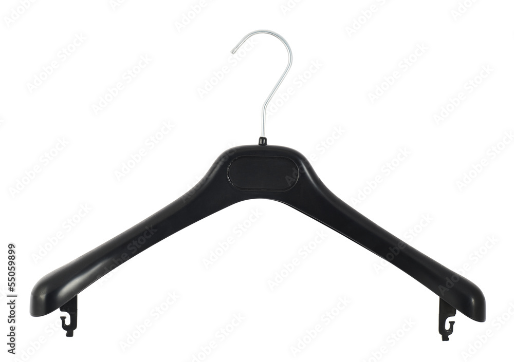 Clothes coat hanger isolated