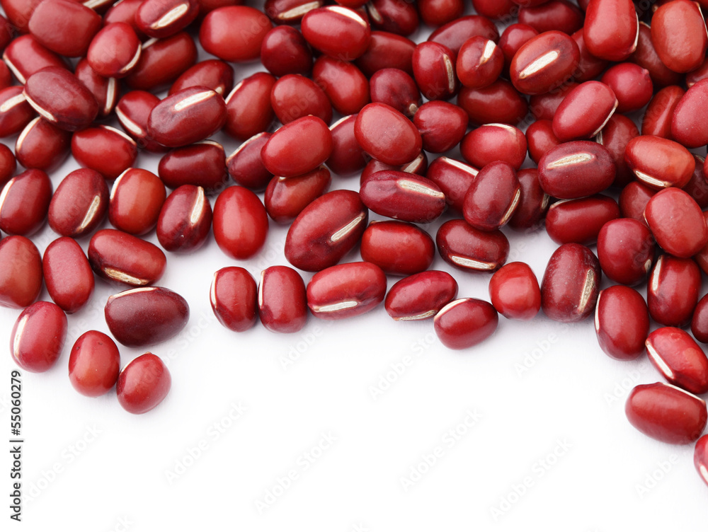 Red Bean isolated on white background Red Bean isolated on white background