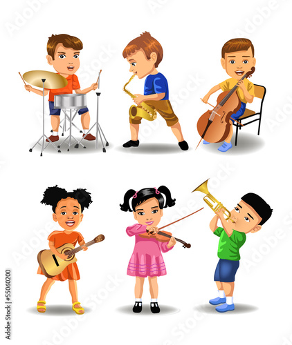 children playing instruments