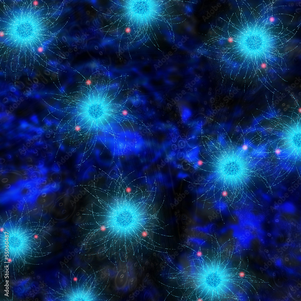 Fototapeta premium Nerve cells - 3d Rendering