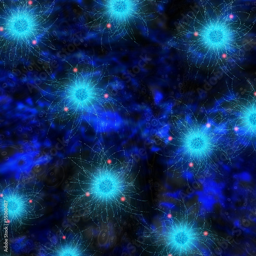Nerve cells - 3d Rendering