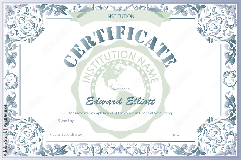 Certificate of Education Template