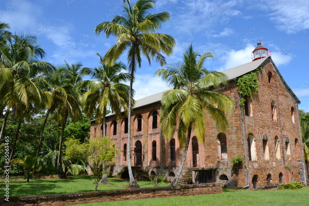 Guyane : Hôpital du bagne de l'île royale