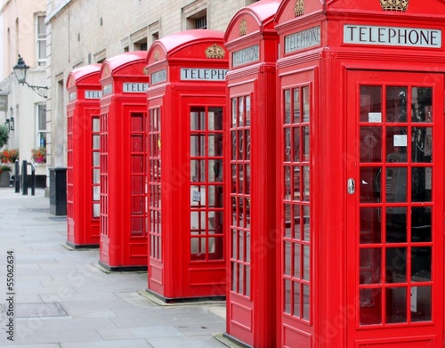 red box telephone LOndon Victorian Red phone boxes England UK stock, photo, photograph, image, picture,  © cheekylorns