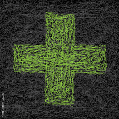 Abstract medical scratched background