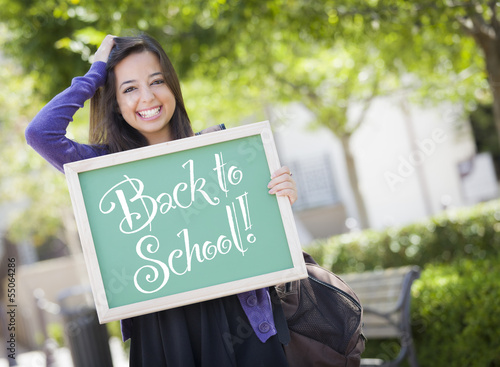Mixed Race Female Student H...
