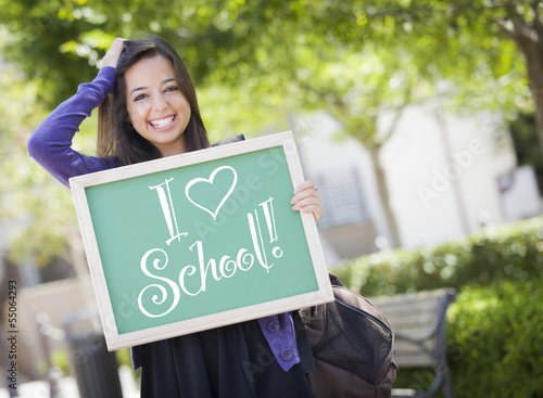 Mixed Race Female Student H...