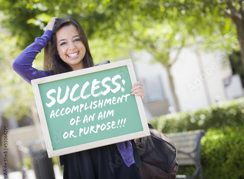 Mixed Race Female Student H...
