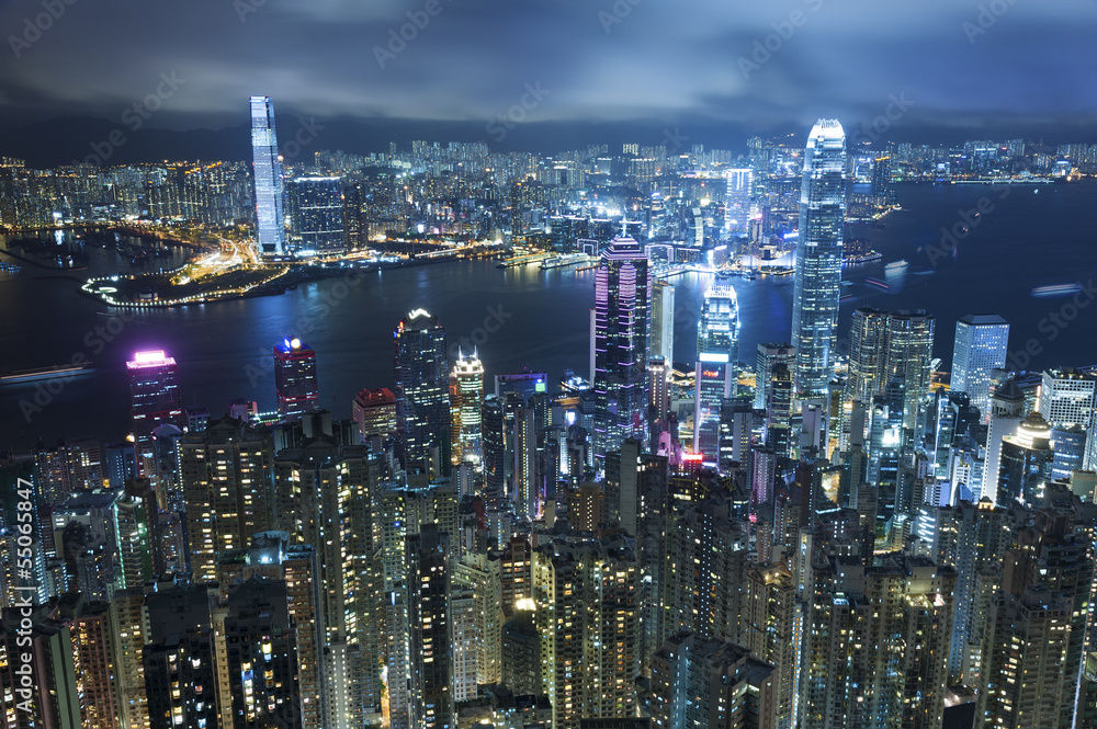 Victoria Harbor of Hong Kong