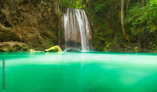 Erawan waterfall. © Donjiy