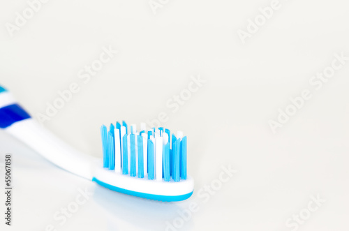 Close up toothbrush isolated