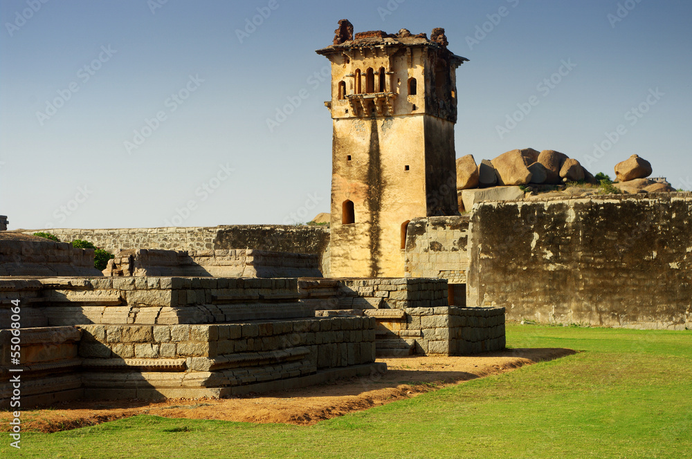 king's palace in Hampi king's palace in Hampi