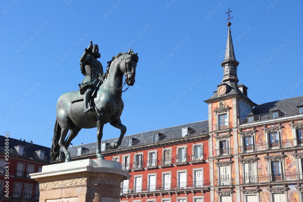 Obraz premium Madrid - Plaza Mayor