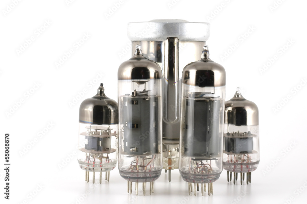 Glass vacuum radio tubes Glass vacuum radio tubes