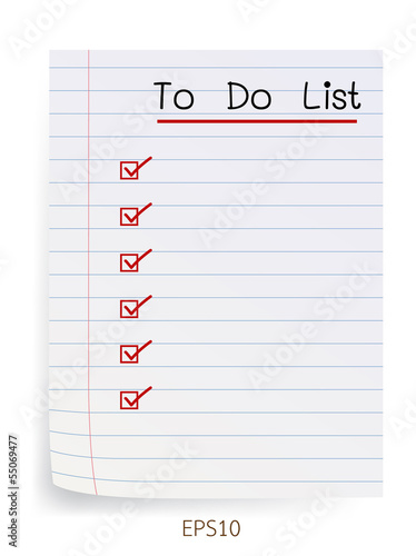 To do list