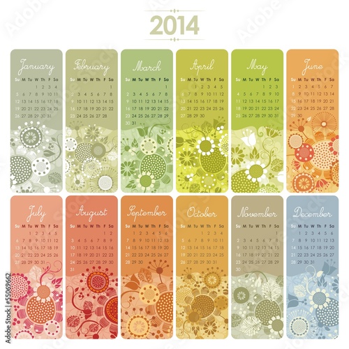 2014 Calendar Set