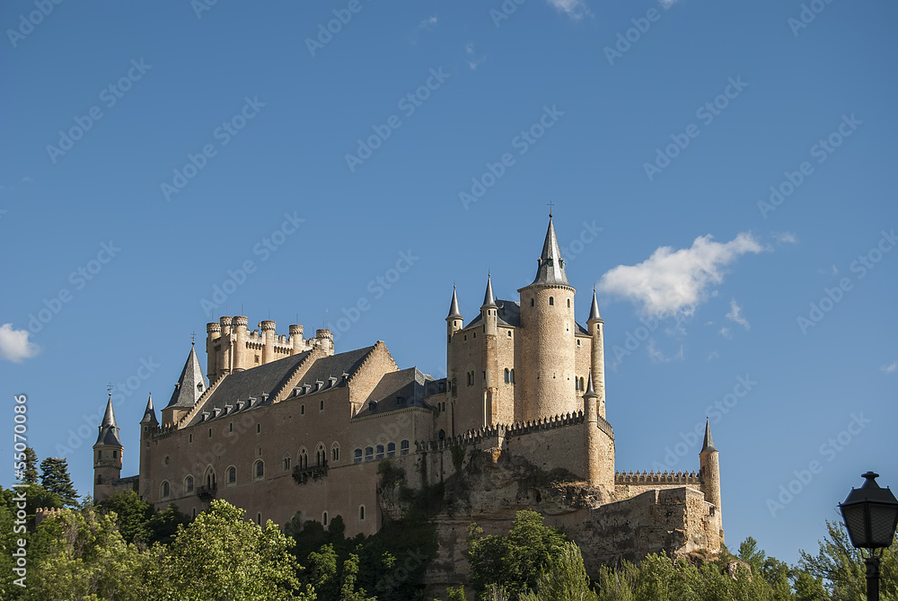 Alcazar of Segovia Side