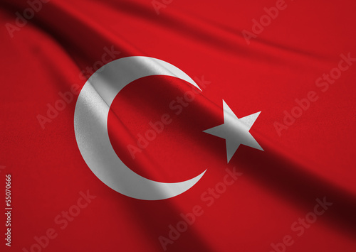 Konstfotografi türk bayrağı