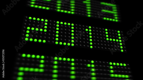 Timeline concept animation from 2010 to 2015