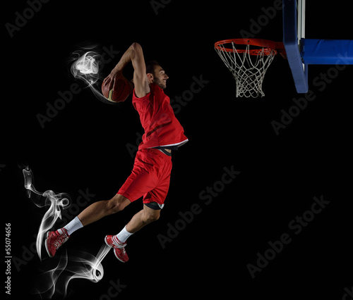 basketball player in action