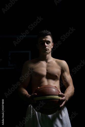 Basketball player portrait