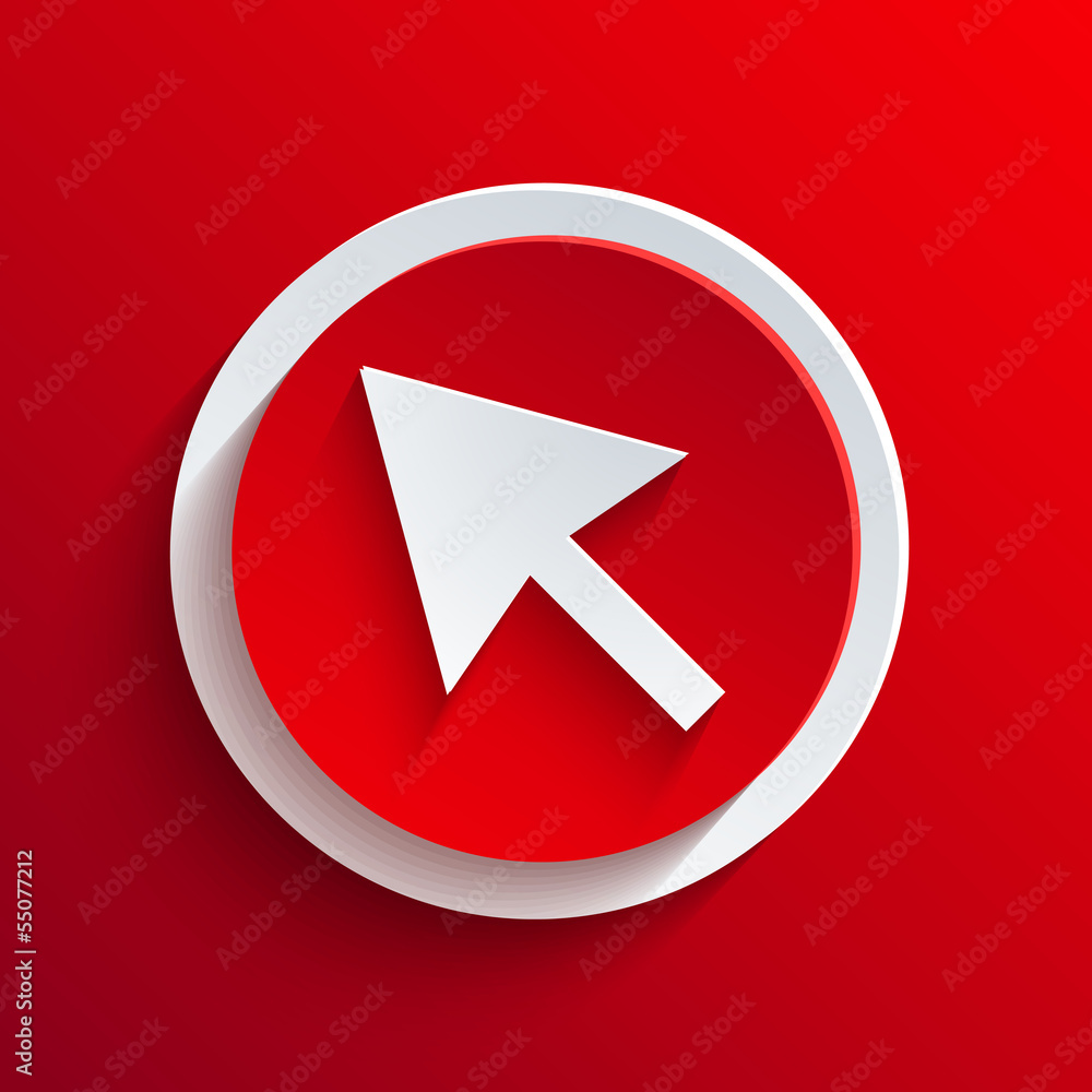 Vector red circle icon. Eps10 Vector red circle icon. Eps10