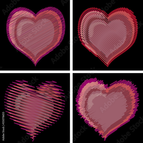 wave hearts