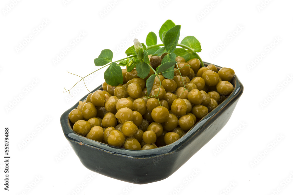 Marinated green peas Marinated green peas