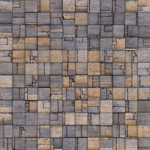 tile mosaic timber wood grunge pattern