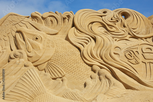 Sondervig DK - Sand sculpture festival 2013 photo