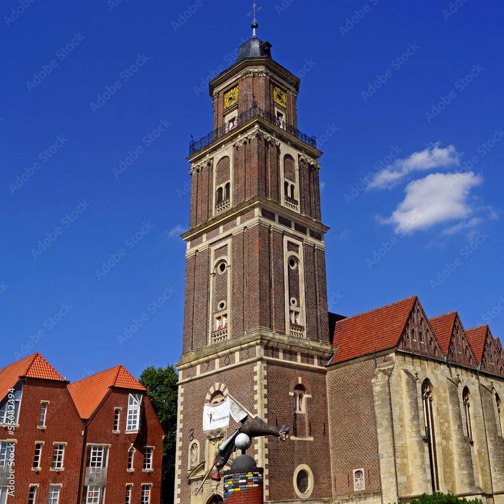 Altstadt von COESFELD mit St. Lamberti-Kirche