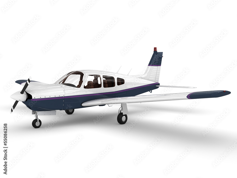 Small modern passanger airplane Small modern passanger airplane