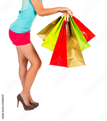 Attractive Lady Shopping