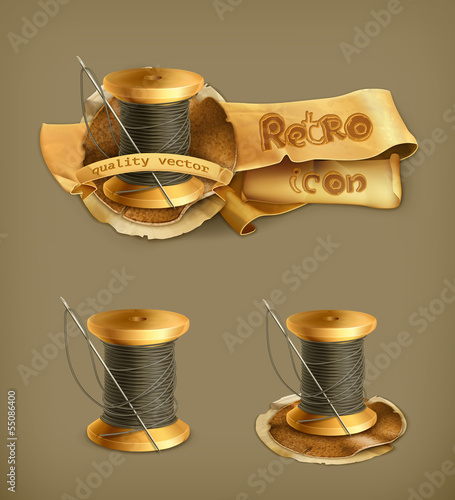 Spool of thread, icon