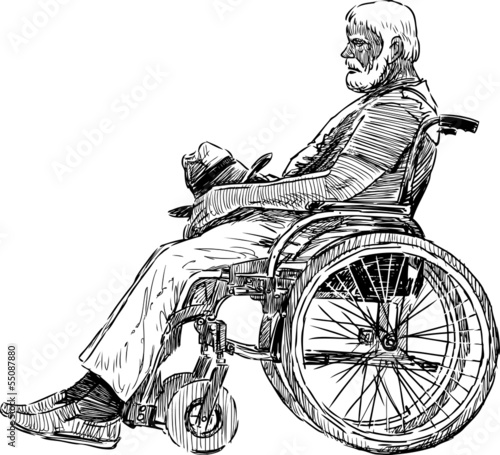 Man in wheelchair