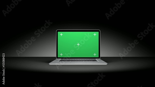 Notebook With Green Screen