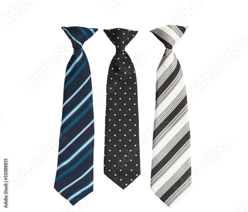 Photo men's necktie isolated